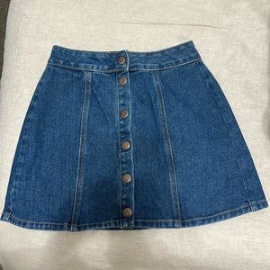 Melville Jean skirt